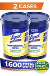 Lysol Professional Disinfecting Wipes Lemon Lime 1600 Case 1920099856. Fixed Price $159.88.