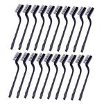 Sunmns 20 Pieces Mini Handle Stainless Steel Wire Bristles Brush Set Silvery. Fixed Price $21.38.