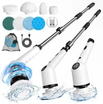 Latumab Electric Spin Scrubber Long Handle Cordless Bathroom Shower 3 Speeds. Fixed Price $49.99.