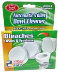 Home.s Automatic Toilet Bowl Cleaner Bleaches Cleans & Freshens 2-TABS/BOX. Fixed Price $13.99.