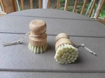 Subekyu Bamboo Dish Scrub Brush For Kitchen Sink, Natural Wooden Washing. Fixed Price $12.13.