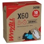 Wypall KCC34790CT X60 Reusable Cloths (34790) In Convenient Pop-up Box, White,. Fixed Price $104.90.