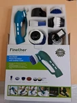 Finether Handheld Power Scrubber & Leather Care Spin Cordless Cleaning Brush. Fixed Price $39.99.