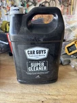Car Guys Super Cleaner 1 Gallon Refill Effective Interior. Fixed Price $59.99.