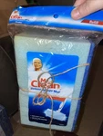 Mr Clean Deluxe Mop W/ Scrubber Refill Head #446385 2011 Indiv Sponges. Fixed Price $12.00.
