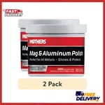 (2PACK) Mothers Mag Aluminum Polish 5 Oz Metal Shine Cleaner Car Wheel. Fixed Price $13.99.