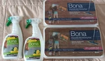 Bona Hard Surface Floor Cleaner Lot Disposable Wet Cleaning Pad Lemon Mint Scent. Fixed Price $50.49.