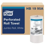 Tork HB1995A Perforated Towel Jumbo Roll 2-PLY, White Color, 9" X 11" Case Of 12. Fixed Price $138.19.