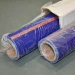(2) Plasticover Adhesive Backed Floor Film PCF360200, 36" W X L, Blue, Mil. Fixed Price $79.95.