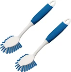 2-PACK Dish Brushes With Scraper, Durable Nylon Bristles Kitchen Scrub Brush,. Fixed Price $17.57.