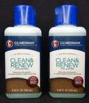 (2) Guardsman 8.45 Oz Leather Care Clean Renew 470800 Removes Dirt Italy Made. Fixed Price $23.95.