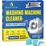 Bastion Washing Machine Cleaner, Deodorizer, & Descaler 6-PACK 3 Month Supply. Fixed Price $6.95.