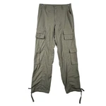 Harper & Ivy Cargo Pants Women Drawstring Olive Green Utility Streetwear Size Xs. Fixed Price $24.90.