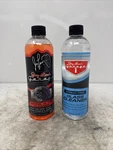 Jay Leno- Glass Cleaner Streakfree Invisible 16 Oz. + Wheel & Tire. Fixed Price $29.01.