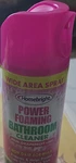 Homebright Power Foaming Bathroom Cleaner Wide Area Spray Pink Grapefruit. Fixed Price $25.99.