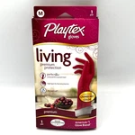 Playtex Living Premium Protection Gloves Cranberry Color Medium 1 Pair. Fixed Price $19.99.