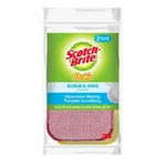 (3-2/PK)-3M Scotch-brite Dobie Scrub & Wipe Reusable Cleaning Cloth Model 9057-2. Fixed Price $16.99.