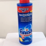 Finish Power Up Booster Agent Powder Lemon Dishwasher Boosting Action Used. Fixed Price $35.00.
