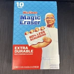 Mr. Magic Eraser Sponge, All Purpose Cleaner, Cleaning 10 Count, White. Fixed Price $14.00.
