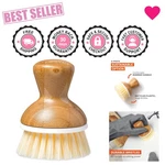 Eco-friendly Bamboo Dish Brush Ergonomic & Formaldehyde-free Kitchen Cleaner. Fixed Price $20.99.