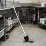Carlisle Usa 4014800 Flo-pac Floor Drain Aluminum Handle Only No Brush Head New. Fixed Price $10.83.