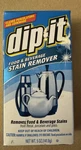 Dip-it Destainer New 5 Oz Box Hard Powder Old Stock (1998) Damage. Fixed Price $24.99.