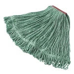 Rubbermaid FGD21306GR00 Large Blend Mop W/ 1" Headband - Green (6 Pack). Fixed Price $64.99.
