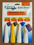 Sonic Scrubber Kitchen/household Interchangeable Four Different Brush Heads New. Fixed Price $6.29.