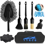 10PCS Car Detailing Cleaning Kit Interior Brushes Duster Gel Cloth. Fixed Price $23.98.