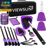 Windshield Cleaner Tool, 17PCS Purple Car Interior Cleaning Kit, Detailing. Fixed Price $36.99.