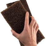 Heavy Duty Xl Brown Scouring Pad 2 Pack. 10 4.5IN Large Multipurpose Nylon .... Fixed Price $18.42.
