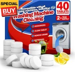 Washing Machine Cleaner 40 Pack Washer Cleaningtablets Descaler,. Fixed Price $17.11.