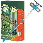 Scrubit Extendable Squeegee Window Cleaner Cleaning Tool Blue. Fixed Price $32.33.