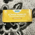 1 Box Earth Breeze Power Pebbles Dishwasher Tablets Lemon Citrus 30. Fixed Price $8.00.