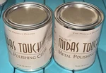 (2) (4 Lbs) Rolite Midas Touch Metal Polishing Cream *dented Cans*. Fixed Price $39.95.