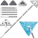 Ctime 78'' 3 IN1 Professional Window Squeegee & Wall Mop : White And Gray. Fixed Price $30.29.