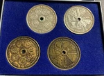 Trace 200 Silver & Bronze 4 Coin Set Micro-dot 1987 Coa Good Earth Of America. Fixed Price $199.95.