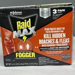 Raid Max Concentrated Deep Reach Fogger 3 Pack Roach Flea Killer New. Fixed Price $12.00.