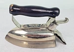 Antique Renown Electric Iron No. 603 W/wood Handle Cord. Fixed Price $16.00.