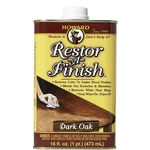 Howard RF7016 Wood Restorer, Dark Oak, Liquid, Oz, Can. Fixed Price $19.85.