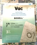 Bissell Style 1/4 Allergen Media Vacuum Bags Box Of 3 AA15072. Fixed Price $10.99.