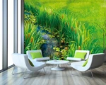 3D Green Grass Pond G9365 Wallpaper Murals Removable Self-adhesive Honey. Fixed Price $25.05.