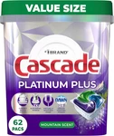 Platinum Plus Actionpacs Dishwasher Detergent Pods, Soap, Cleaning Su. Fixed Price $38.95.
