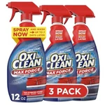 Oxiclean Max Force Laundry Stain Remover Spray, 12 Assorted Sizes Styles. Fixed Price $14.91.