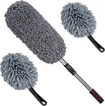 Ipely 3 Pack Large Microfiber Car Duster Exterior Scratch Free With Extendable,. Fixed Price $25.04.