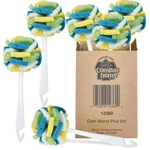 Dish Spongewand Plus Tri Surface Scrubbing With Cello Foam Scour Spong.... Fixed Price $25.44.