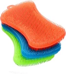 3PCS Silicone Dish Sponges Food Grade Kitchen Scrubber Cleaning Gadget Set. Fixed Price $7.01.