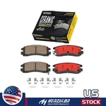 Dependable Rear Ceramic Brake Pads - Trusted Fit For High Mileage Gm Vehicles. Fixed Price $21.09.