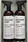 (2-PK) + Simple Rosemary Mint Kitchen Refresher Cleaner Deodorizer. Fixed Price $36.95.