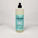 Mrs. Meyer Mint Dish Soap 16 Oz Plant-based, Biodegradable, Eco-friendly. Fixed Price $16.99.